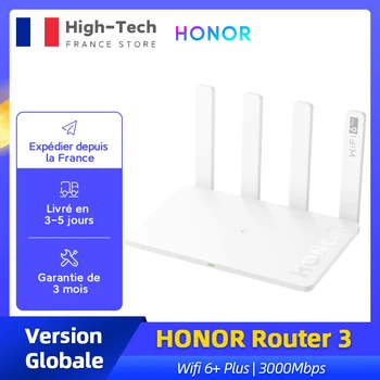 Global Version Huawei HONOR Router 3 Wifi 6+ Plus 3000Mbps Fast Network Speed Dual-band Wireless Router Smart Home MESH Router 1