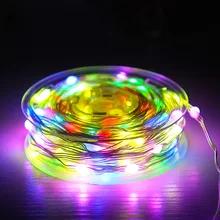 

NEW LED Fairy Lights 10M USB LED String Remote Control WS2812B SK6812 Pixels RGB LED Fairy String For Christmas Decorations Home