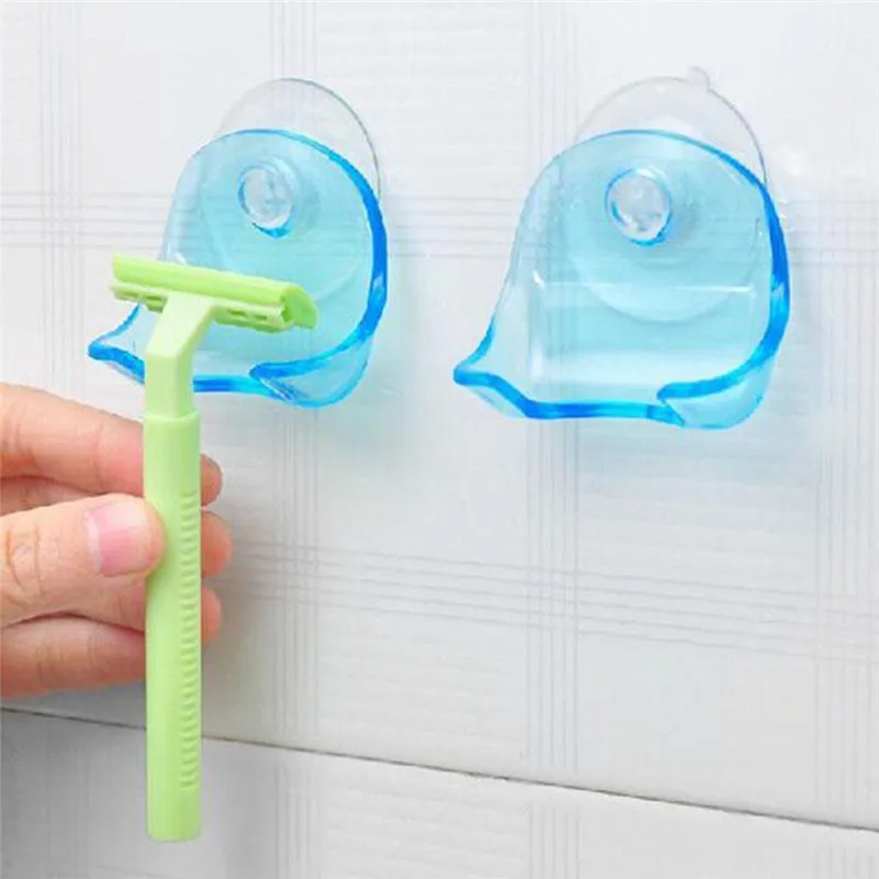 

Suction Cup Shaver Frame Plastic Manual Razor Shaving Rack Razor Holder Cosmetic Organizer Storage Rack Home Organizer