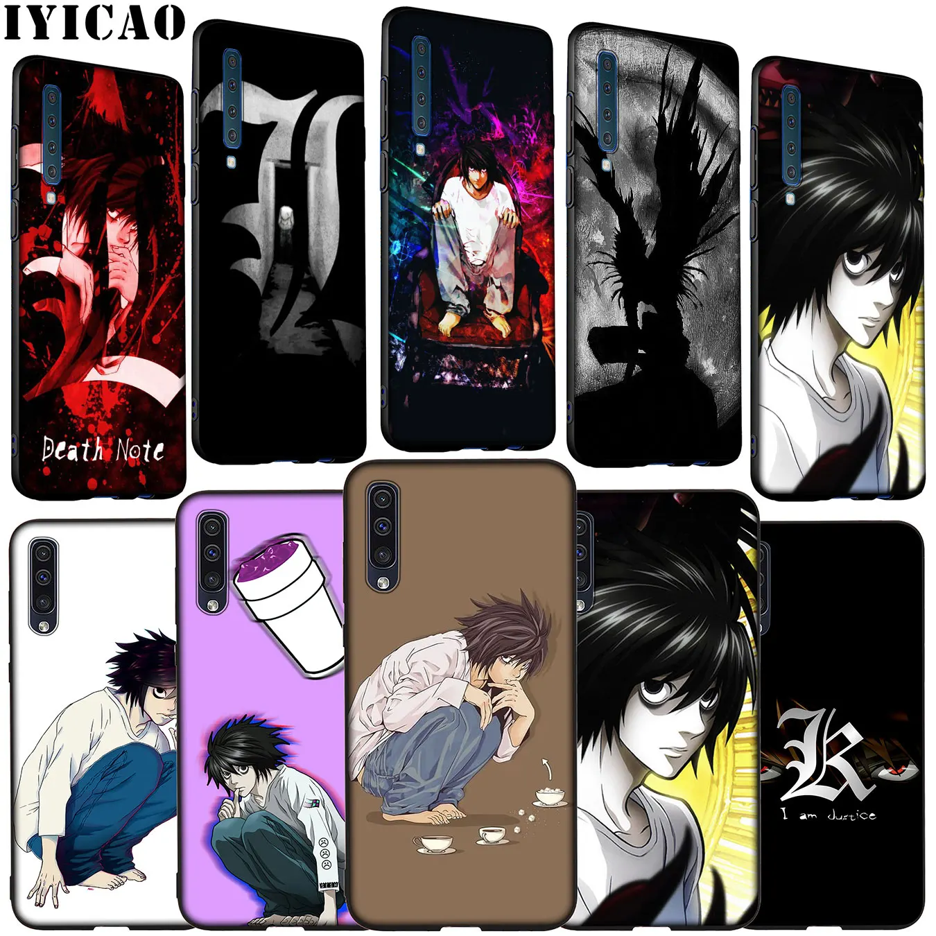 Мягкий силиконовый чехол IYICAO Death Note для Samsung Galaxy A70 A60 A50 A40 A30 A20 A10 M10 M20 M30 M40 A20E |