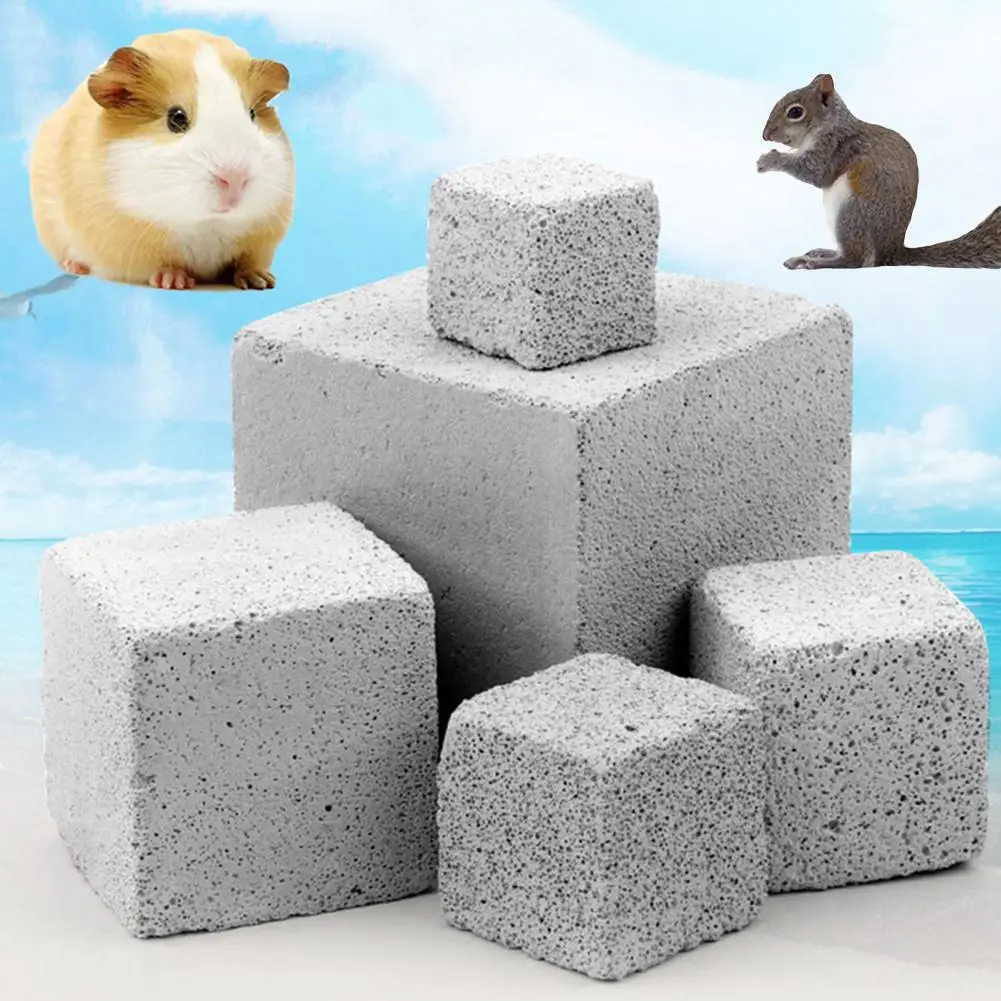 

Small Pet Hamster Squirrel Rabbit Teeth Grinding Calcium Stone Molar Chew Toy hot sales
