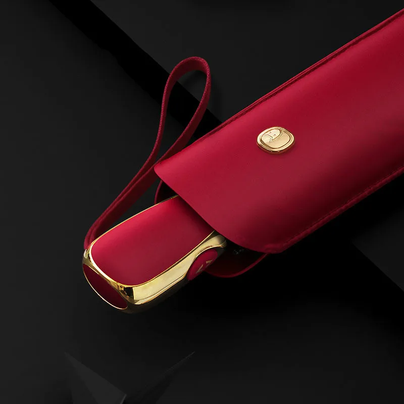 

Зонт Автоматический складной ультралегкий для мужчин и женщин, зонтик автоматический роскошный для дома двойного назначения с защитой от ветра и воды