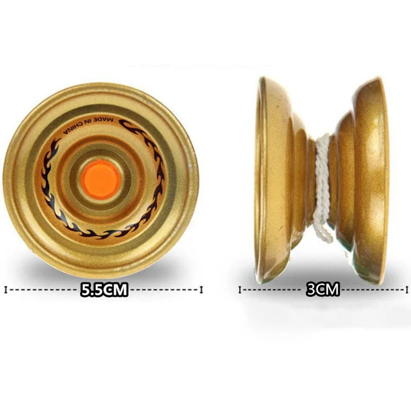 1 шт. профессиональный высококачественный мячик йо-йо из металлического сплава, классические игрушки, креативная Мода, Y-axis, вращающийся йо-йо, детские игрушки подарки