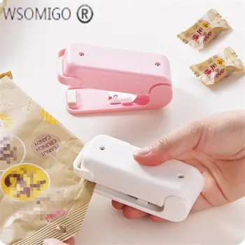 

Heat Sealer Kitchen Accessories Cozinha Gadget Mini Pocket Home Sealing Machine Kitchen Tool Vacuum Bag Clips Snack Bag Sealer-S