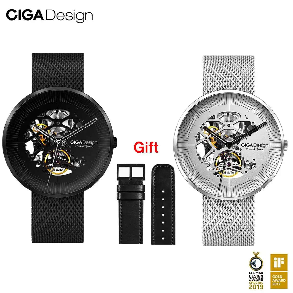 CIGA дизайн CIGA часы механические часы МОЯ серия автоматические полые механические часы мужские модные часы