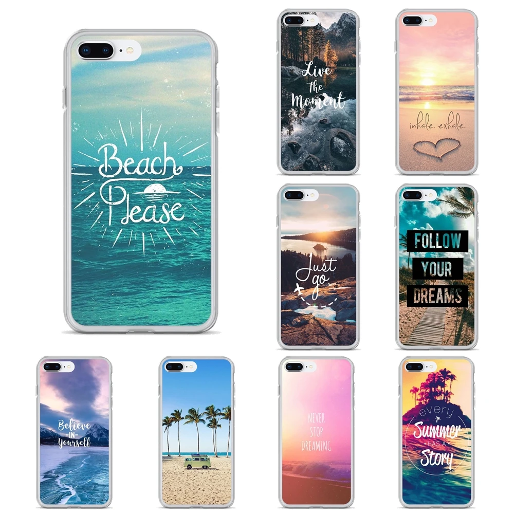 Силиконовый чехол для телефона Samsung Galaxy A6 A8 Plus A7 A9 2018 A750 A10 A30 A40 A50 A70 A12 A20E A21S летняя