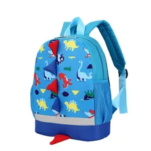 Одежда для маленьких девочек школьная сумка Рюкзаки Большой Ёмкость водонепроницаемая сумка рюкзак с рисунком динозавра из мультфильма для маленьких сумки для прогулок