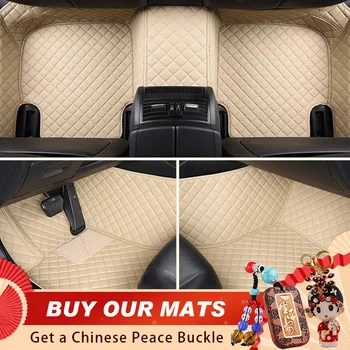 

Custom Car Floor Mats for Ford Focus 2/3 Explorer Mondeo Fiesta C-max Mustang Ecosport Everest S-max Edge Tourneo Kuga FOOT MATS