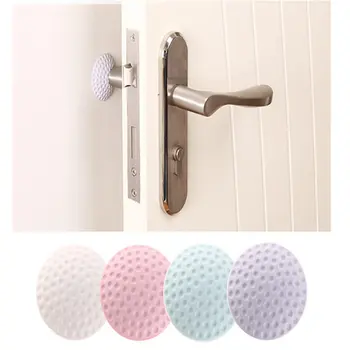 

Candy Color Home Door Handle Bumper Silicone Lock Crash Mat Pad Wall Protector Guard Door Stopper Bumper
