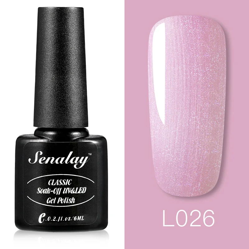 RE12-L026 SENALAY Гель-лак для ногтей, Лаки, основа, верхнее покрытие, Полупостоянный УФ светодиодный гель для ногтей, маникюрный набор для ногтей - Цвет: RE12-L026