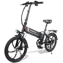 [ЕС Прямой] SAMEBIKE 20LVXD30 10.4AH 48 В 350 Вт Электрический велосипед 7 скоростей мопед 20 дюймов электровелосипед 80 км пробег складной электровелосипед