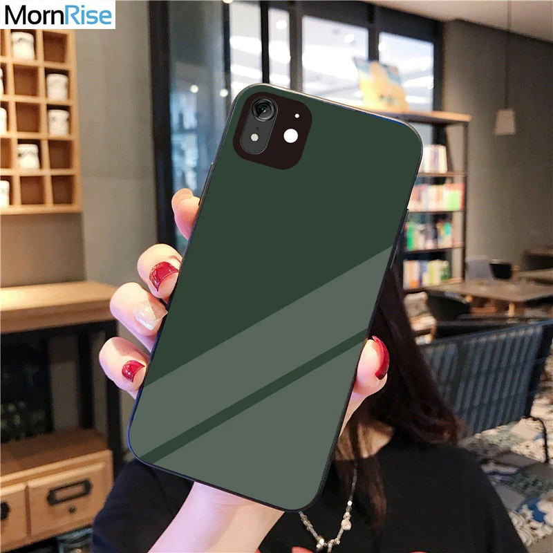 Для iPhone XS MAX 11 поддельный чехол для камеры закаленное стекло задняя крышка Мягкий