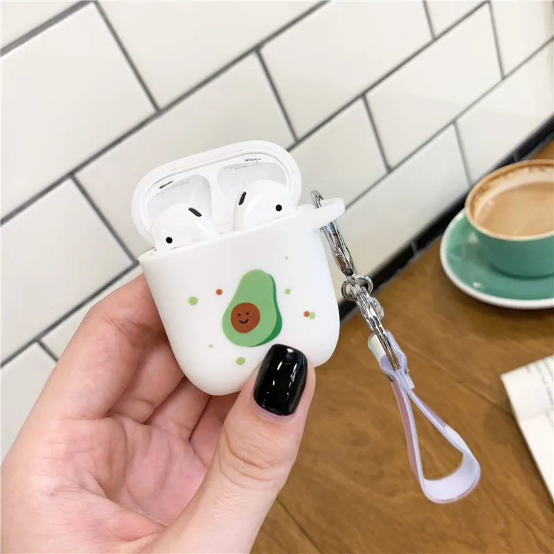 Милый Сейлор Мун чехол для Apple Airpods аксессуары Bluetooth наушники крышка силиконовые наушники Чехлы для Air брелок для ключей стручок - Цвет: Style 3