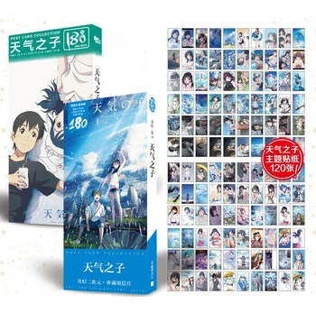 

180 Pcs/Set Japanese Anime Weathering With You Large Postcard DIY Greeting Cards Message Card Birthday Gift Card