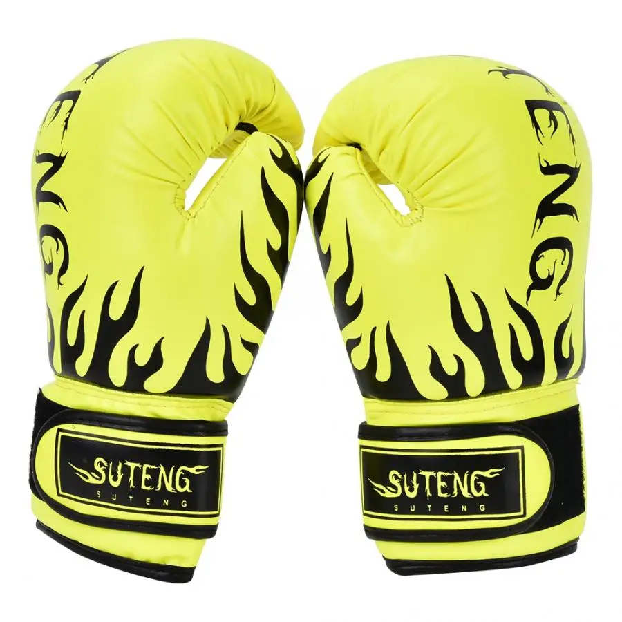 1 Pair Children Boxing Gloves Mitts PU Leather Sanda Gym Sandbag Combat Thai boxing Sparring Glove Training Tool |