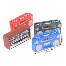 Maison de poupée 1:12, nouveau modèle de Radio rétro, enregistreur Miniature à l'ancienne, accessoires de meubles, jouets 