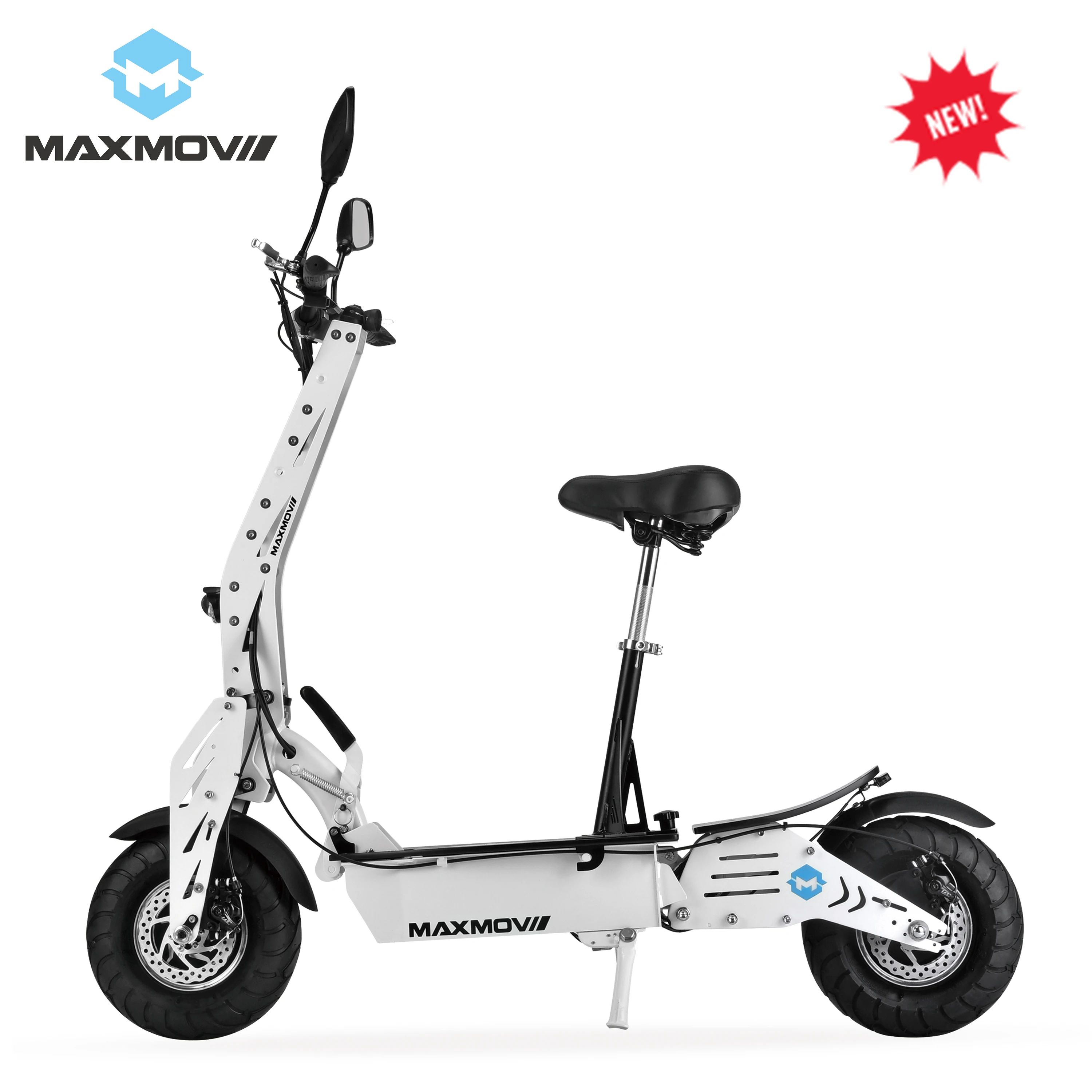  E-mark 1000w Hub Motor Two Wheel Chopper Foldable Electric Scooter Germany with removeable seat