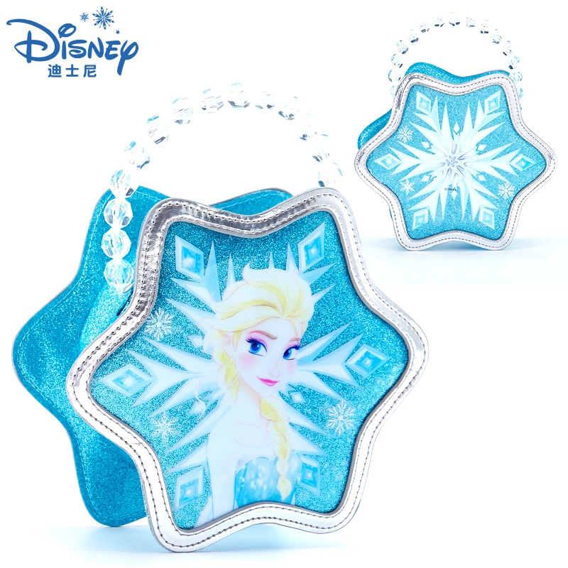 Натуральная disney сумки детские портмоне принцесса замороженная Анна Эльза женская сумка Детские сумки-мессенджеры модные сумки с блестками