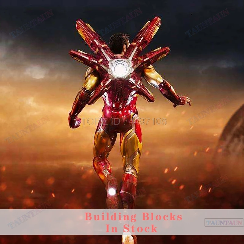 Блоки Мстители Endgame Железный человек Тор Пеппер Potts Капитан Америка Marvel Фигурки