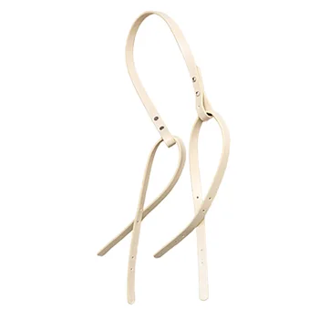 

Fashion 2 in 1 Leather Purse Straps Replacement Handles for Knitting Bag