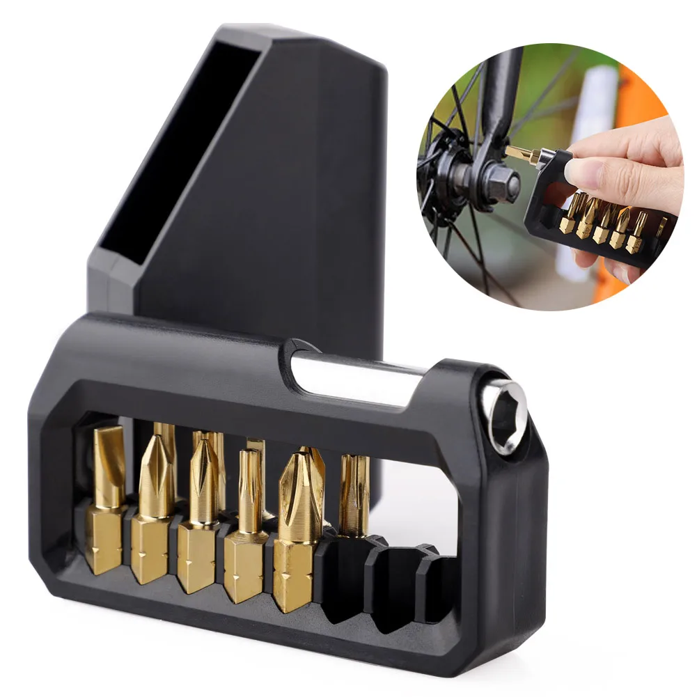 

Metal Mini M250 Hex Drive Toolkit Hex Drive Magazine Holster 50mm Extender Torx Hex Cross Flat Drivers Set