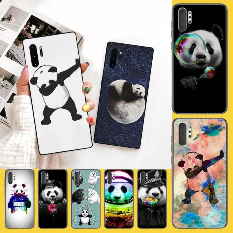 Чехол для телефона PENGHUWAN Panda Dab Samsung Note 3 4 5 7 8 9 10 pro M10 20 30 | Мобильные телефоны и