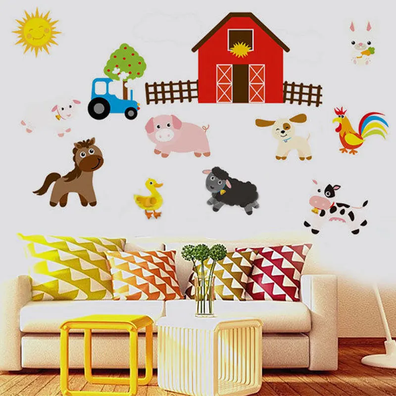 

Farm Designed Baby Bedroom Kitchen Livingroom Home Decor Wall Stickers