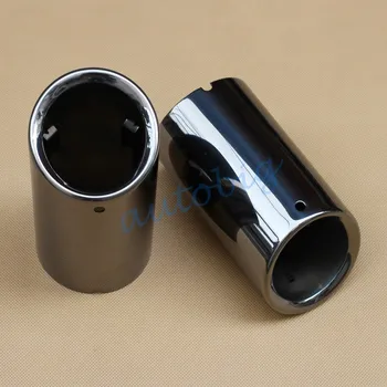 

Titanium Tip Exhaust Muffler Tail Pipe Trim For BMW E90 E92 325 328 2006-2010 Cover Decorative 325i 328i