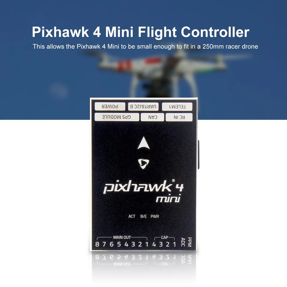 Holybro Pixhawk 4 мини автопилот, система управления полетом M8N gps модуль PM06 V2 блок управления питанием комбо набор для радиоуправляемого дрона