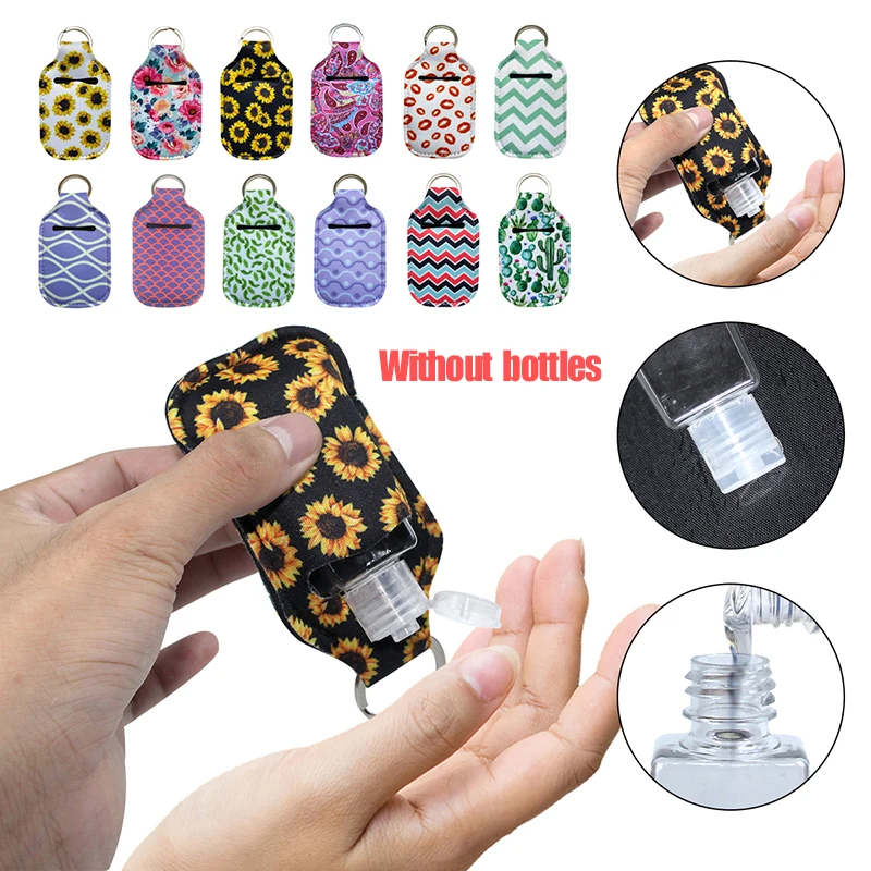 Hand Sanitizer Keychain Holder Travel Bottle Refillable Containers 30ml