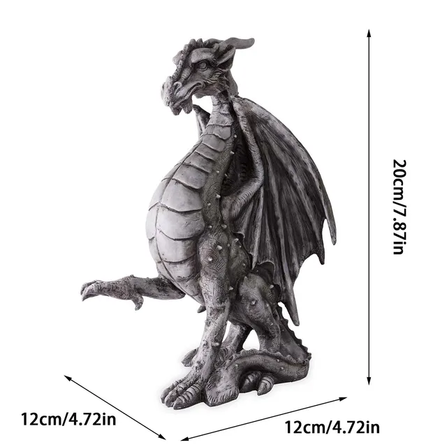 Large Outdoor Medieval Dragon Statue 6