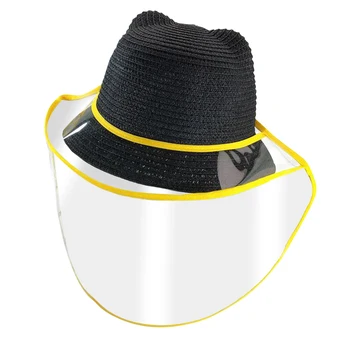 

1PC Multifunction Cotton Detachable Durable Anti-Spittle Hat Fisherman Hat Protective Cap With Face Cover For Outdoor Adults