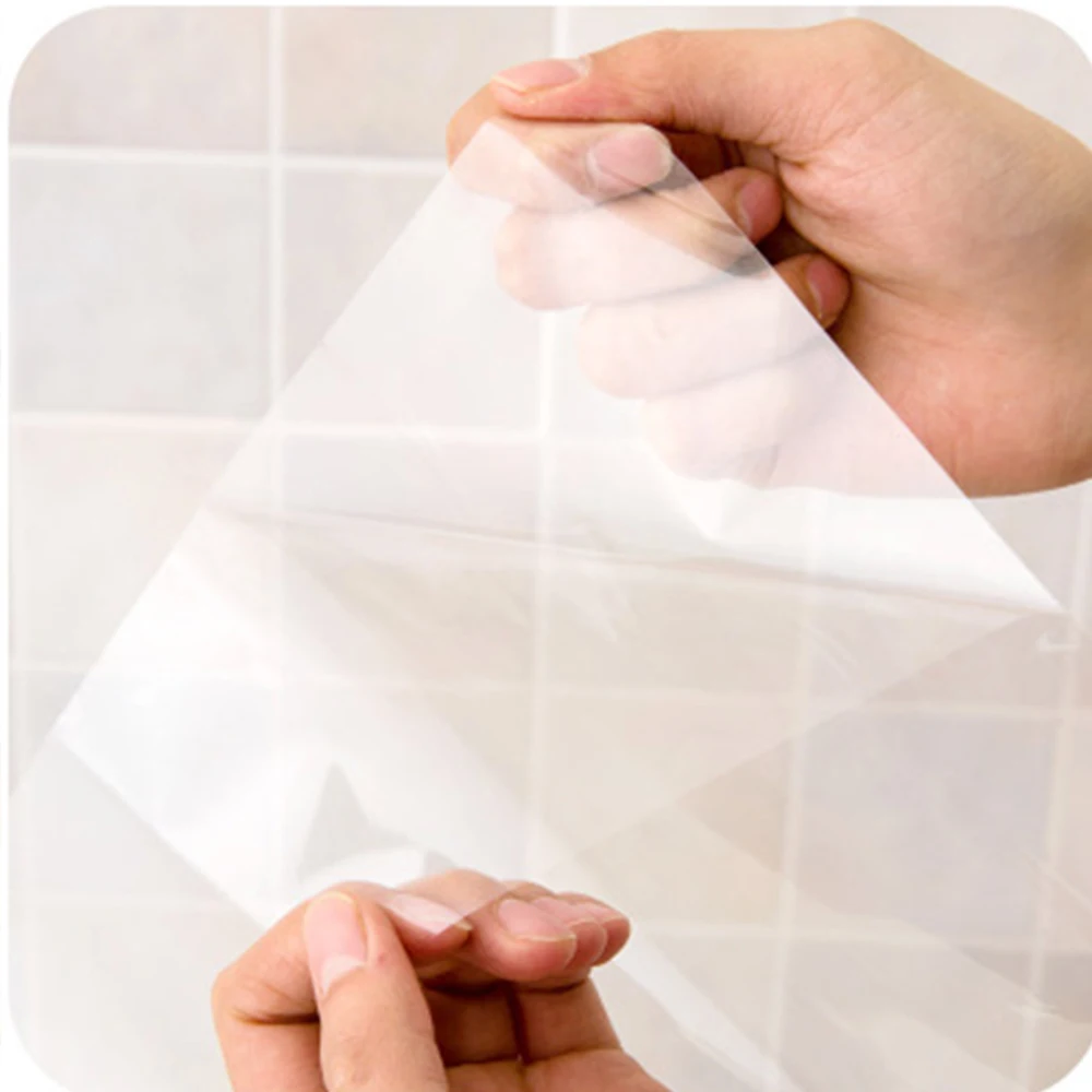 

Waterproof Oil Proof Wall Sticker Wallpaper Kitchen Cupboard Backsplash Wall Protector Transparent Self-Adhesive Sticker 70*45cm