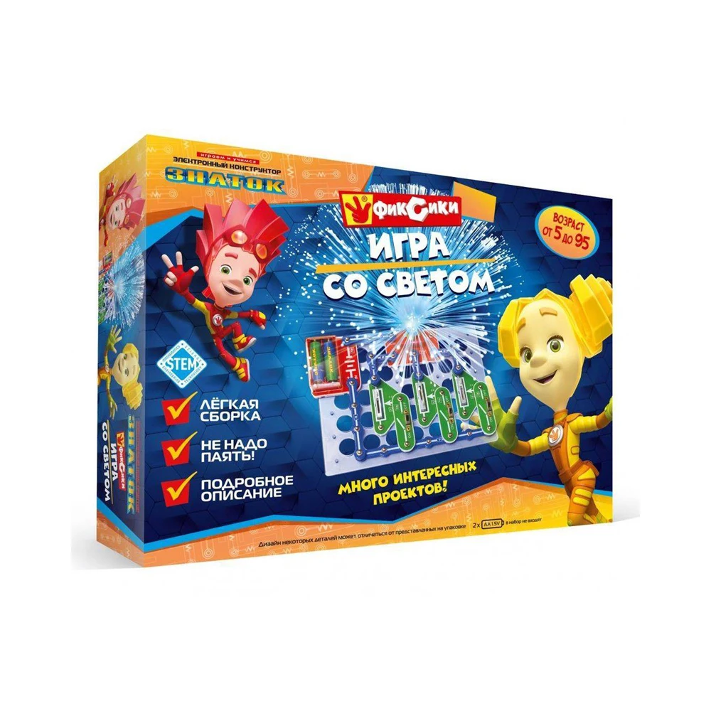 Znatok Electronic Constructor & Fixies. Playing With Light '' Zp 70826  Constructors, Games For Children, Development, Hobbies, Collecting, Models  For Assembly, Block Constructors, Prefabricated Models. - Blocks -  AliExpress
