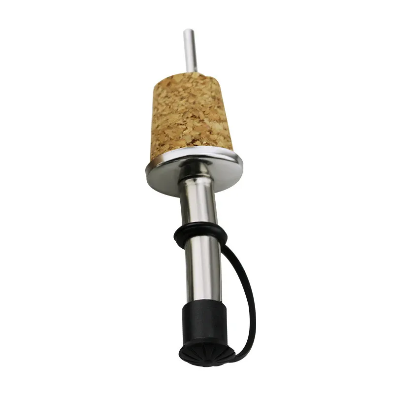 1 шт. пробка для винной бутылки Pourer с крышкой масло бутылка шампанского деревянная вилка держать вино Freash Свадебная вечеринка вино Pourer для свадьбы - Цвет: 23