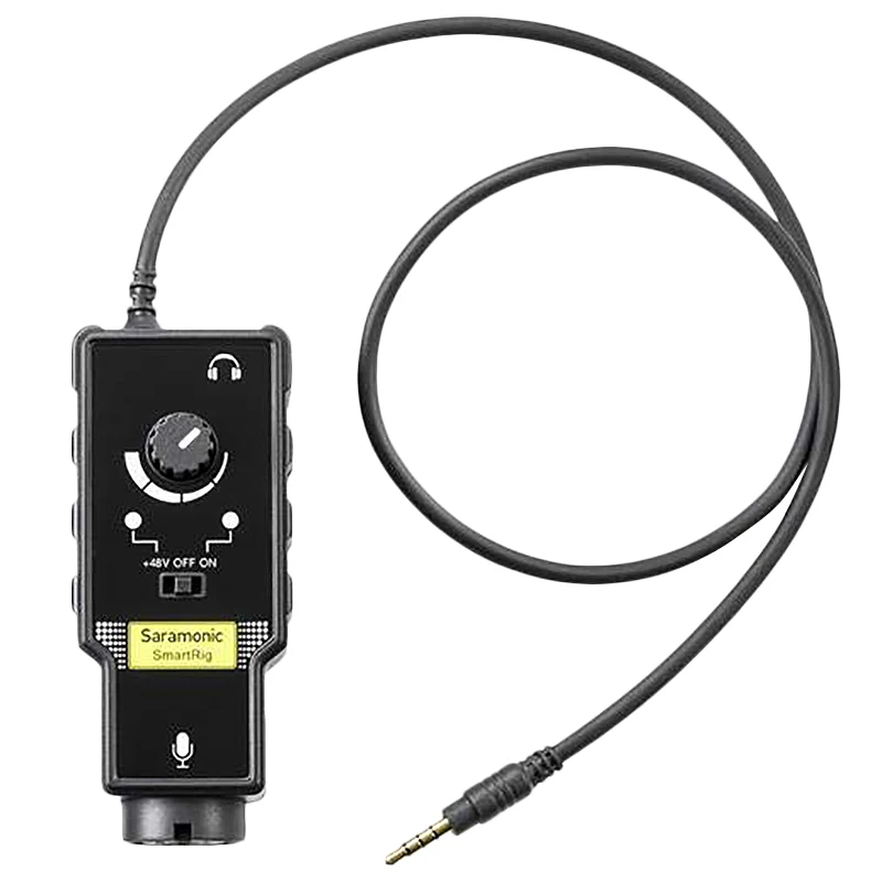 Переходник интерфейса Saramonic Smartrig Ii Pre Universal Xlr для микрофона гитары Iphone/Ipod
