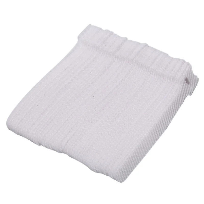 50pcs white 50pcs Reusable Nylon Strap Hook And Loop Cable Cord Ties Tidy Organizer Durable Wholesale - Цвет: 50pcs white