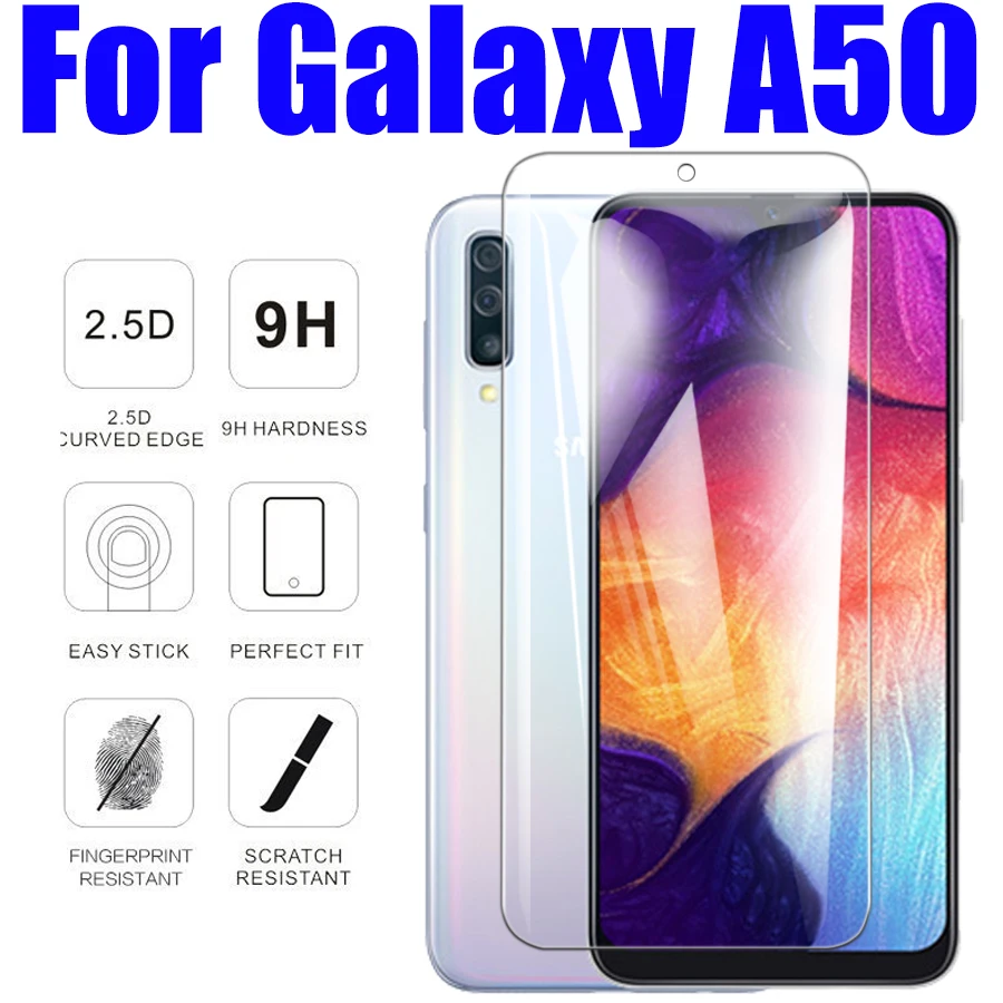 Закаленное стекло для samsung galaxy A50 защитное galxy 50A 9 h Защитная пленка экрана pantalla sum