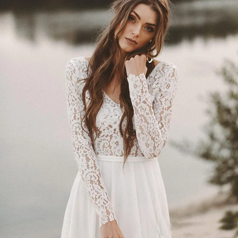 cheap-beach-country-side-wedding-dresses-2019-a-line-chiffon-lace-top-v-neck-with-long-sleeves-backless-draped-bridal-gown-illusion-bodice