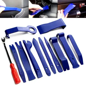 

12Pcs/Set Universal Car Disassembly Tools Auto Car Speaker Dashboard Interior Removal Tool Kit + Screwdriver Repair Tool
