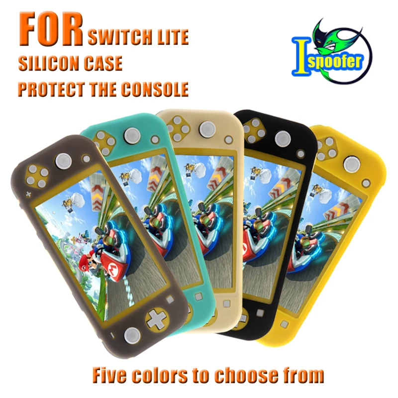 Силиконовый чехол для Nintendo Switch Lite мягкий эргономичный Нескользящий Резиновый