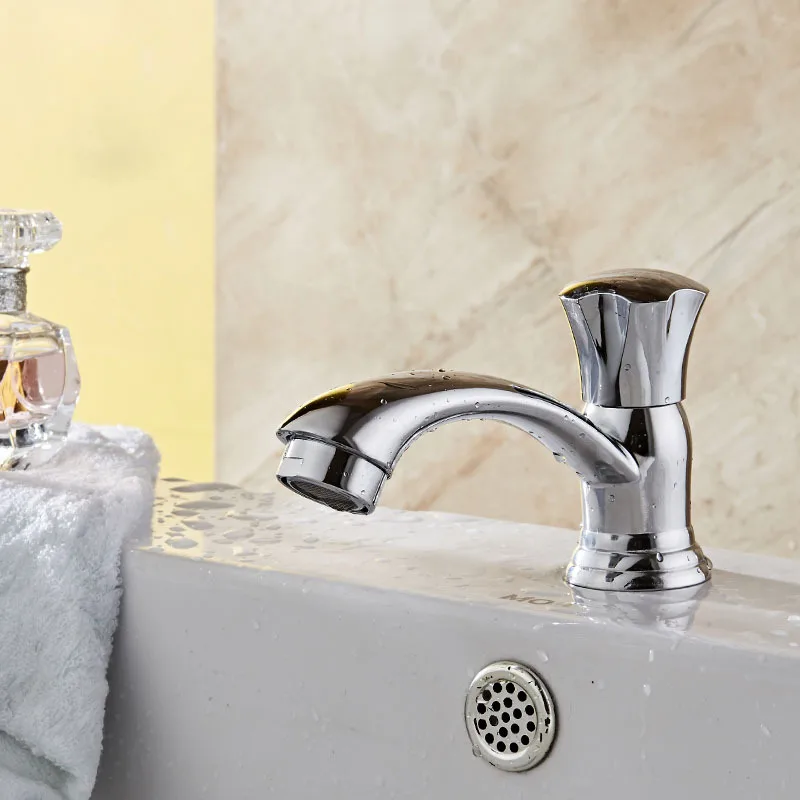 

Bathroom Single Faucet Single Cold Bathroom Tap Cold Water Basin Single Handle Single Hole Tap