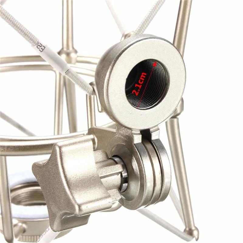 Recording Studio Metal Shockmount Clip Suspension Spiders Bracket Microphone Stand Shock Mount for Broadcast Computer Mic Holder