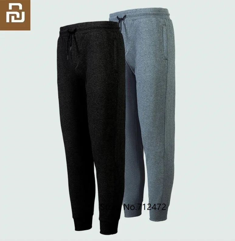 Youpin Men Autumn Winter Sports Pants Casual Plus Velvet Warm Jogging Sweatpants Elastic Waist trousers | Обустройство дома