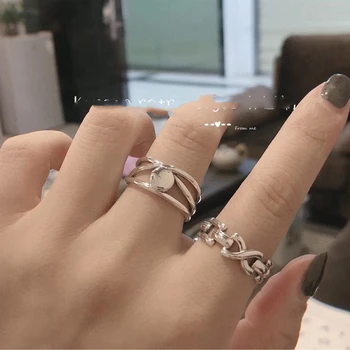 

Men Women 925 Sterling Silver Round Cross Ring Made Old Classical Open Ring Brand Party Wedding Jewelry