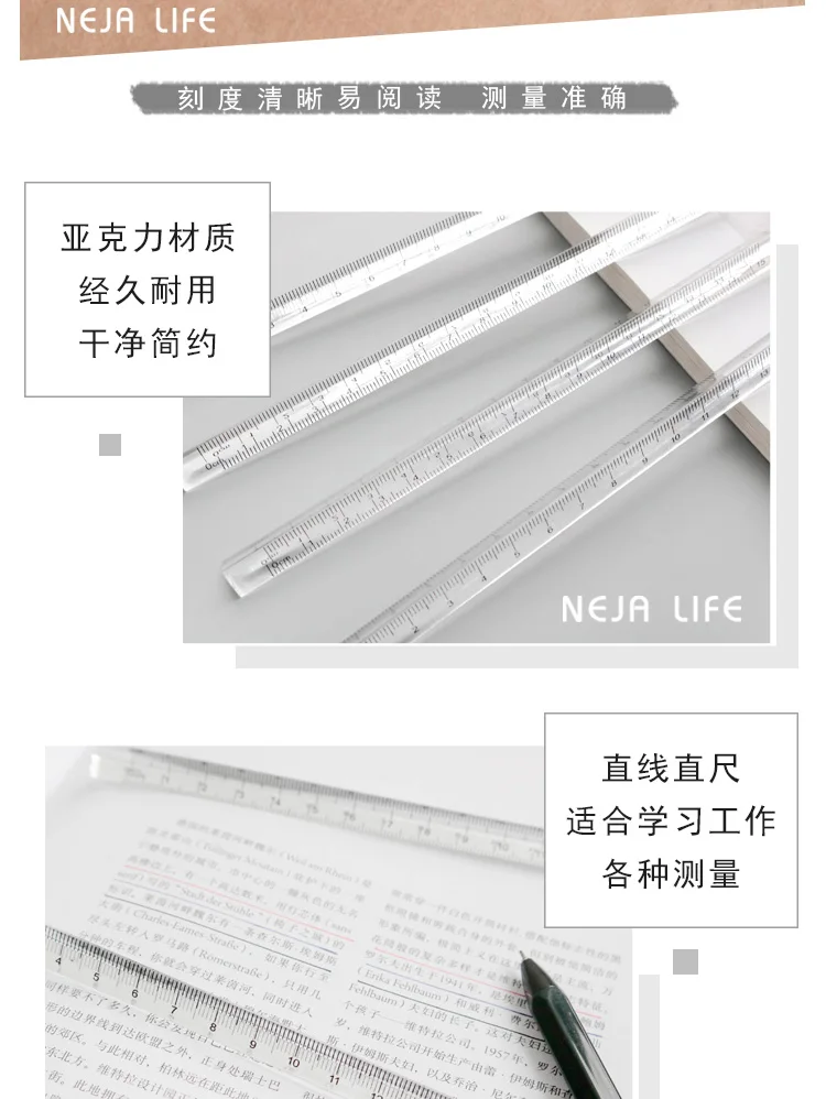 1PC Transparent Triangle Ruler Stationery School Supplies 5 H0c04f77c668e4203939cb3b0f3a112e09