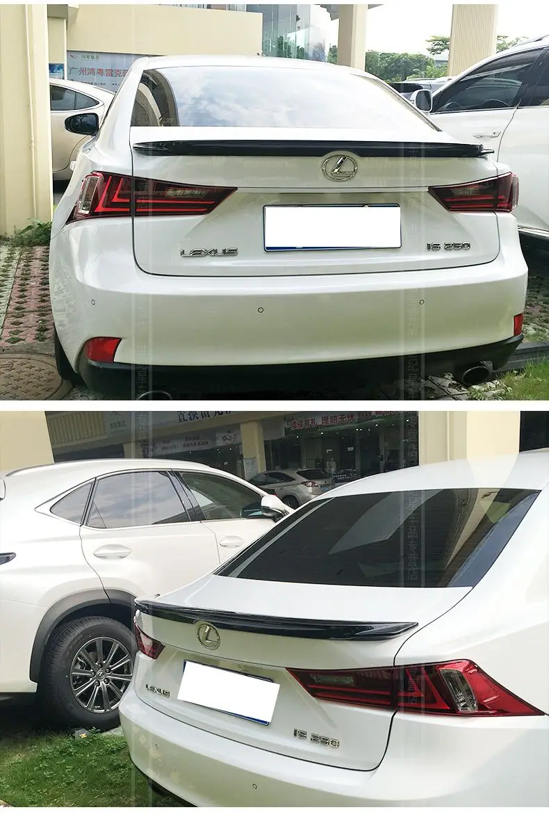 ABS задний спойлер багажника для Lexus IS IS-F седан 2012- IS200t IS250 IS300 IS350 W стиль