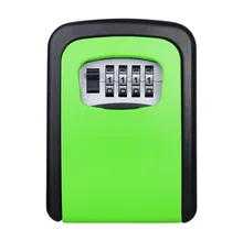 Best Price Key Lock Box, [Waterproof Version][Wall Mounted] Combination Key Safe Storage Zinc Alloy Lock Box with Slide Cover