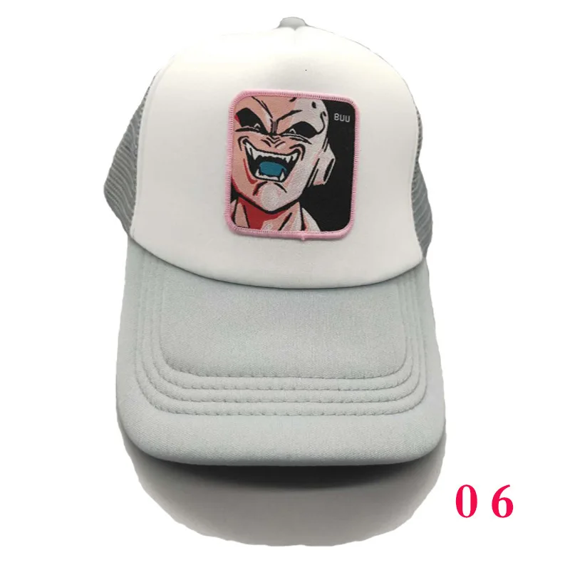 Бренд Dragon Ball Master Roshi VEGETA Snapback Кепка хлопковая бейсбольная кепка для мужчин и женщин хип-хоп кепка Кепка с сеткой для водителя грузовика Прямая поставка - Цвет: C6