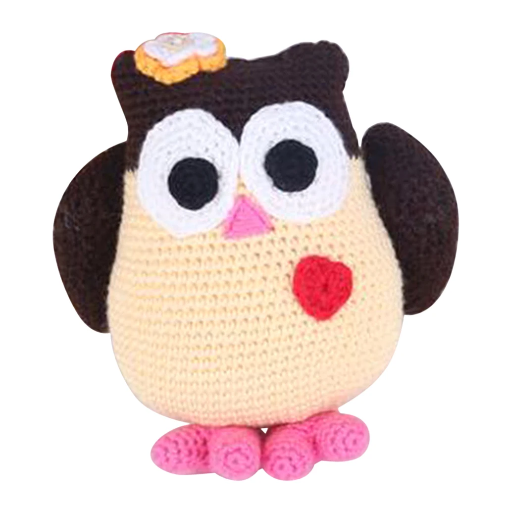 Owl Doll Crochet Kit Amigurumi DIY Craft Project with Materials and Instruction Owl Doll Crochet Kit Amigurumi DIY Craft Project with Materials and Instruction
